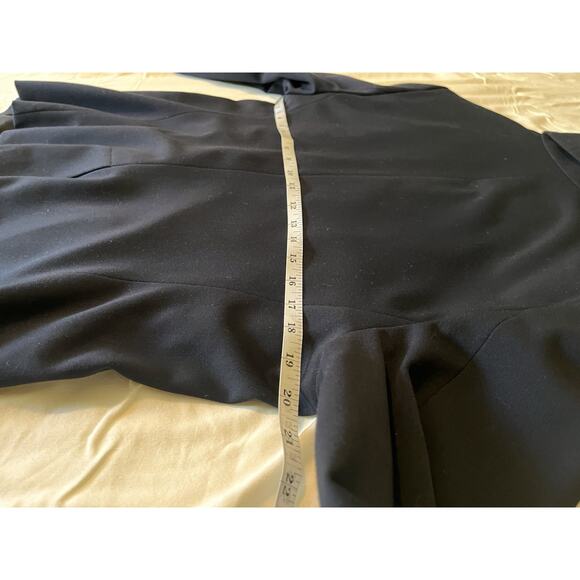 A New Day Navy Blue Double Breasted Blazer Sz 16 Gold Button Workwear Stretch - Picture 9 of 10